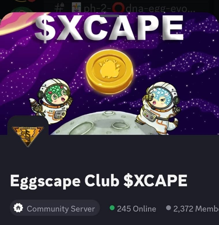 eggscapeclub's tweet photo. $XCAPE WL and daily 10 $ADA airdrop, Eggscape is growing over the time and we are currently have a reward community event! It is all happening in our discord!

Daily rumble to win $XCAPE WL and 10 ADA
Daily 5 ADA giveaway for eggagement party

Our discord is aiming for 3000 members this month!

#CNFTGiveaway #CNFTCommunity #CNFT #Cardano #CardanoCommunity #CardanoNFT