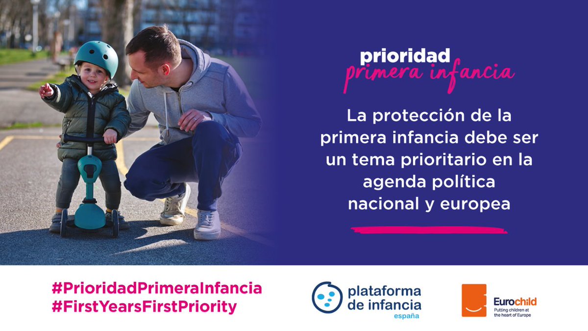 platdeinfancia's tweet image. 👶La campaña #PrioridadPrimeraInfancia prioriza el desarrollo de políticas públicas de primera infancia a nivel europeo, para garantizar que todos los niños y niñas de 0-6 años tengan las mismas oportunidades para un desarrollo seguro, saludable y óptimo. #FirstYearsFirstPriority