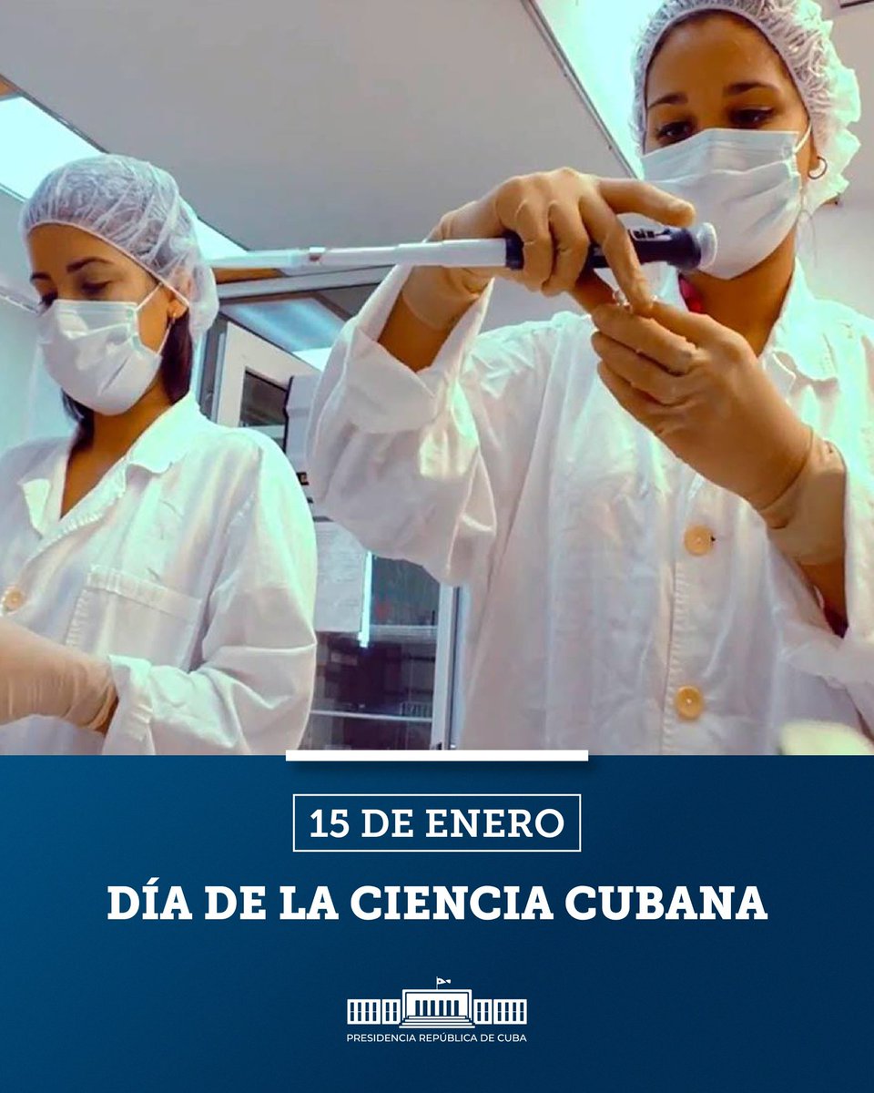La #CienciaCubana ha ganado un justo lugar de honor en la sociedad con sus investigaciones y resultados, determinantes para el desarrollo del país y la derrota del #BloqueoGenocida. Felicitaciones a quienes lo hacen posible. No faltará la voluntad de impulsar su crecimiento.