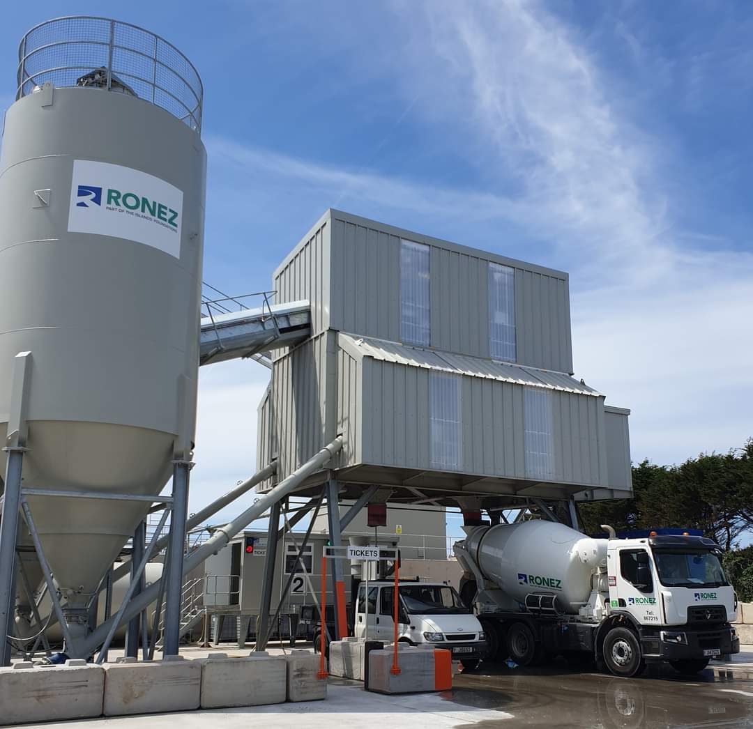 Don't forget, our concrete batching plants supply a wide range of ready-mixed products from floor screeds and designed mixes to watertight, low-carbon and fibre-reinforced concrete. Please call Paul Pinel in Jersey on 07829 925625 or Andy Digard in Guernsey on 07781 154294.