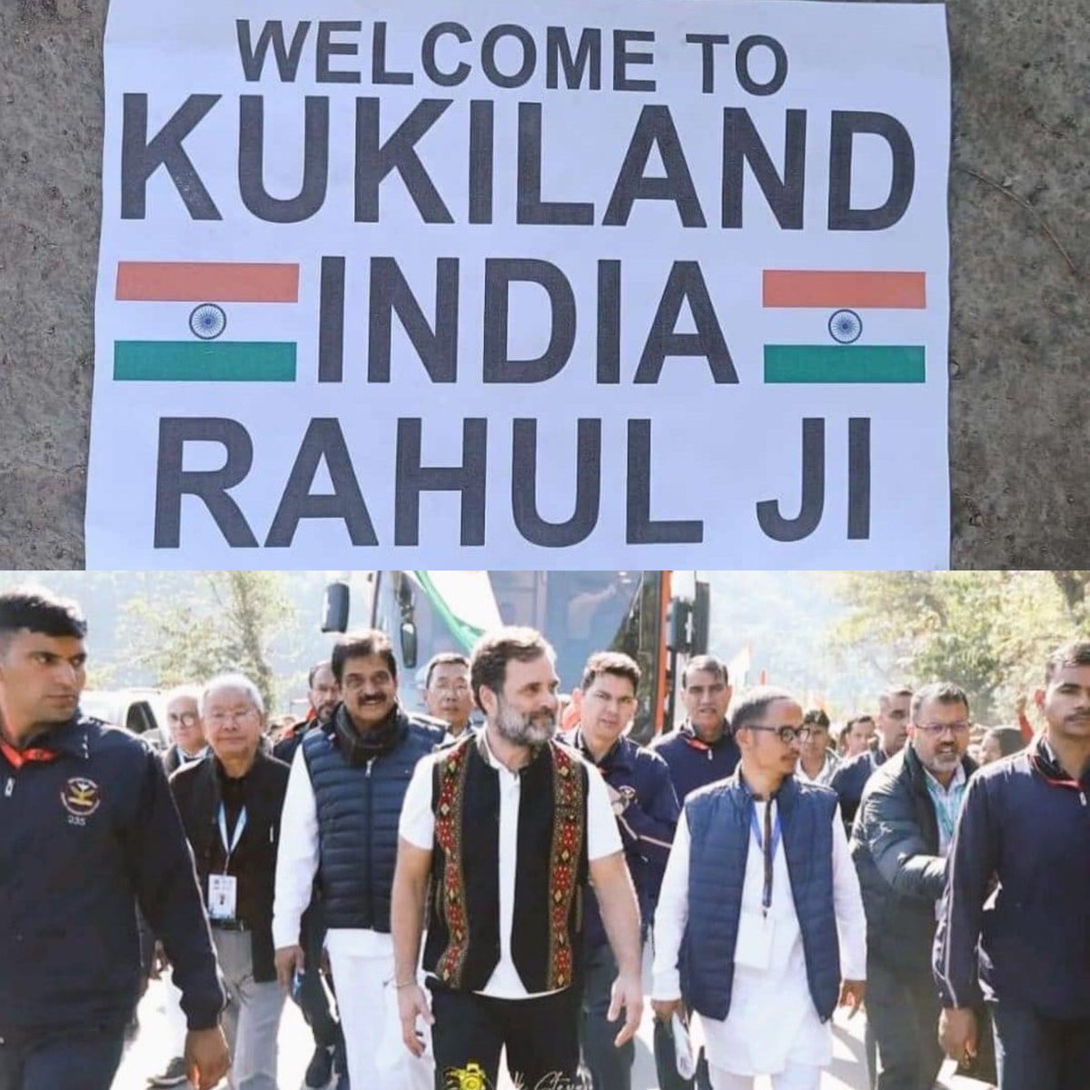 nengkhoh's tweet photo. He is not a king but won the heart of many people... 
#RahulGandhi
#Congress 
#Manipur 
#kukiland https://t.co/Gfbou9ZwlO