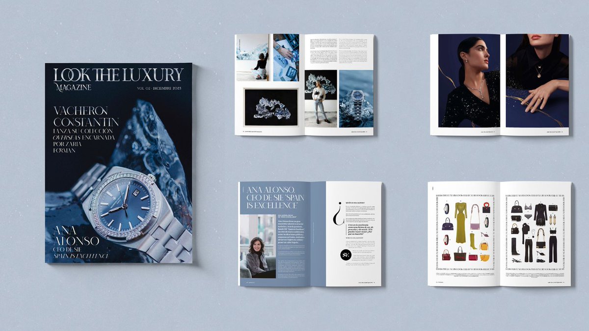 Go_Best_'s tweet photo. 🔴 ¿Te gusta el lujo y estar al día de las últimas tendencias? No te pierdas el último número de Look The Luxury.

Visita la revista en https://t.co/vOhwbvyKWE

#diseñografico y #diseñoeditorial #gobest #lujo #looktheluxury https://t.co/R98hE16jil