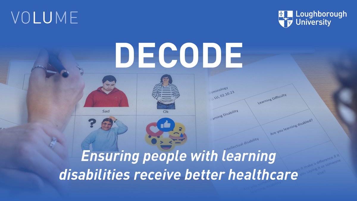 🚨Read the latest VOLUME article at bit.ly/47AYY38 DECODE is developing new approaches to the co-ordination of health and social care for adults with learning disabilities – and is currently recruiting new PPIE participants.