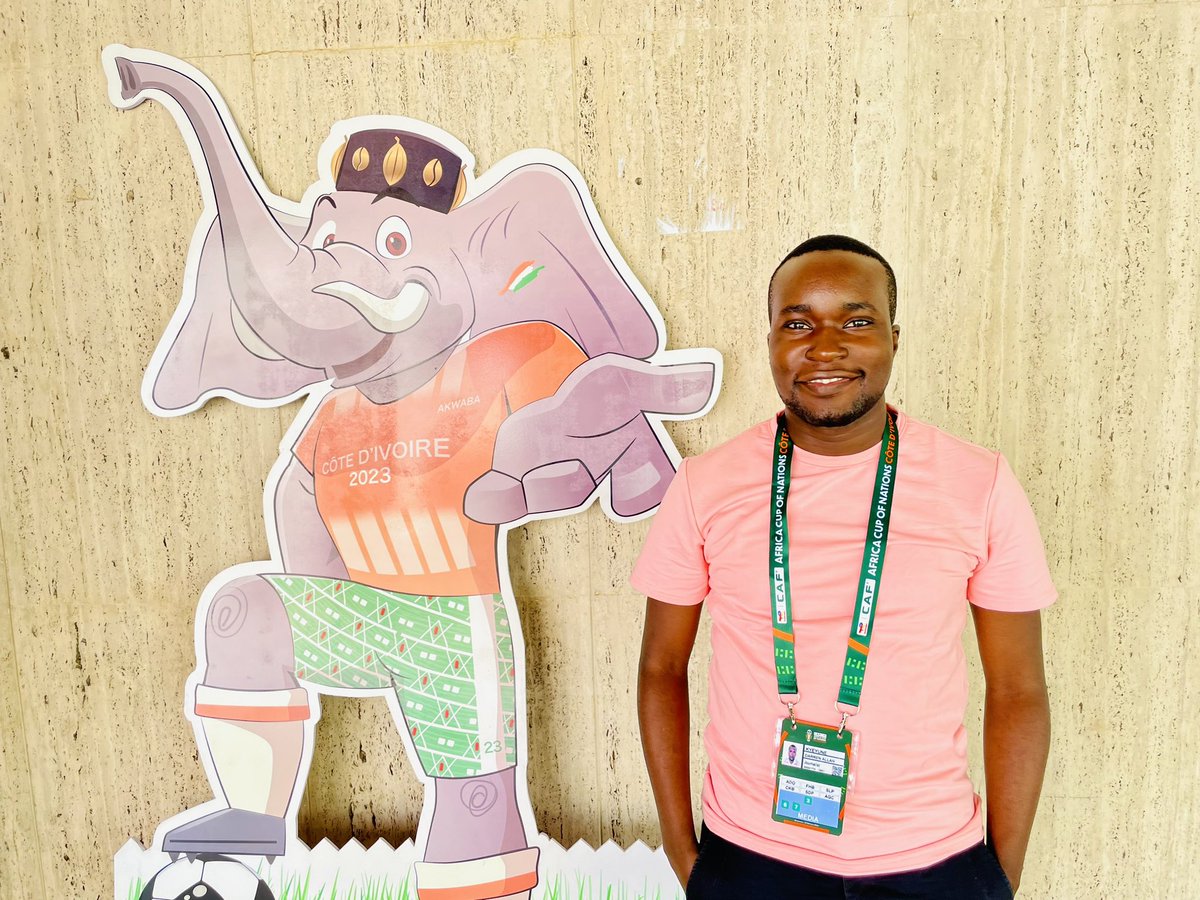 AllanDarren's tweet photo. Hello from a humid Ivory Coast 🇨🇮 | Bonjour d’une Côte d’Ivoire 🇨🇮 humide. 

Here to witness 24 countries bringing a unique African flavour to the beautiful game ⚽️ at the #TotalEnergiesAFCON2023 

📸: @CliveKyazze https://t.co/DwoHGsBgii