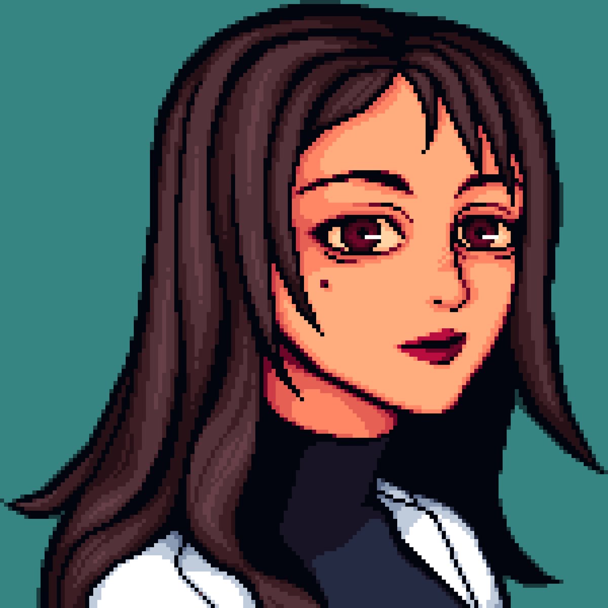 Ulmoart's tweet photo. "truth is, hell would freeze over... before I would fall in love with one of you two"
#pixelart #pixelgirl #pixelfanart #jjk #jujutsukaisenart #ieirishoko #shokoieiri #speedpaint #ukrart https://t.co/M8Y9jhHox7