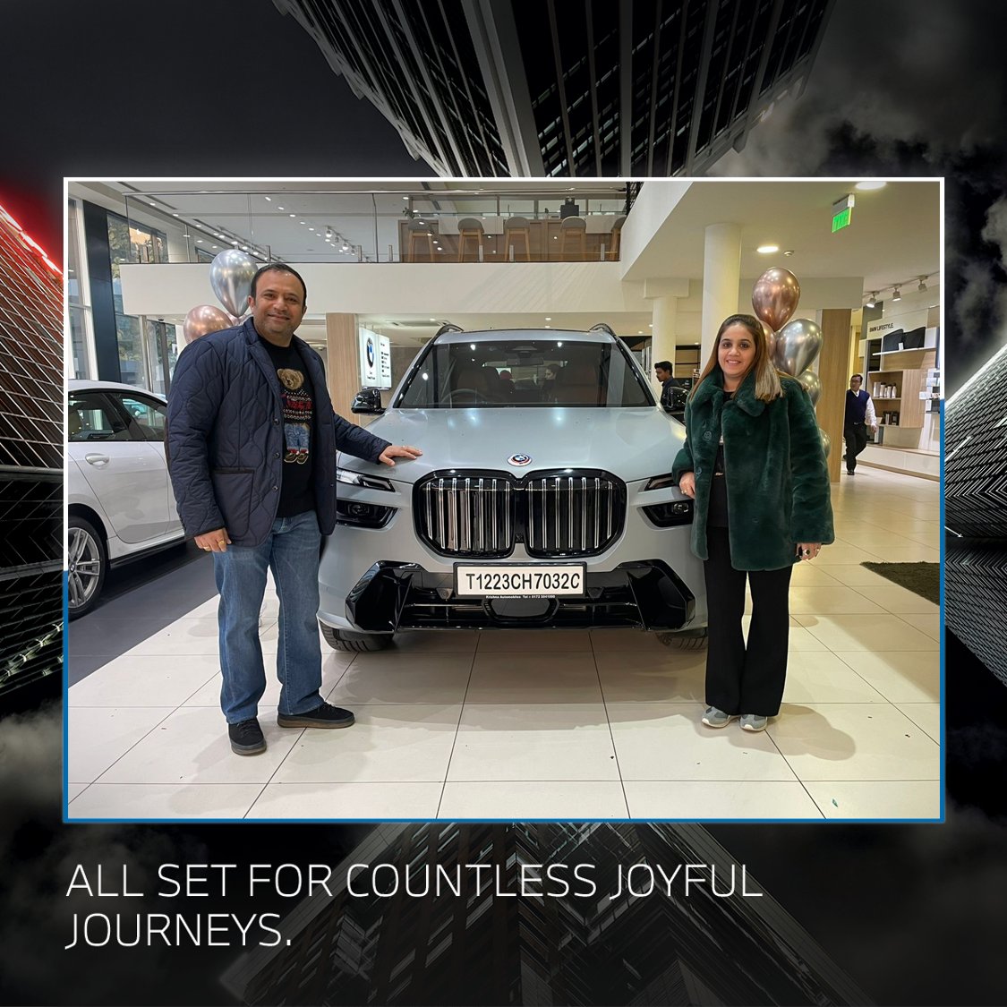 BMWKrishnaAuto's tweet photo. Welcome to Forwardism.
Congratulations to Mr. Sanjay Bhola and family on their new BMW X7. Welcome to the ever-growing family of BMW.
#ThisIsForwardism #TheNewX7 https://t.co/AqAoxQJa6t