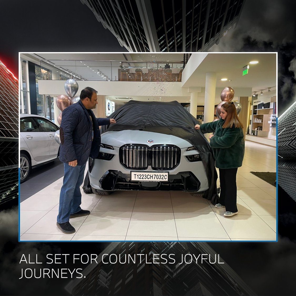 BMWKrishnaAuto's tweet photo. Welcome to Forwardism.
Congratulations to Mr. Sanjay Bhola and family on their new BMW X7. Welcome to the ever-growing family of BMW.
#ThisIsForwardism #TheNewX7 https://t.co/AqAoxQJa6t