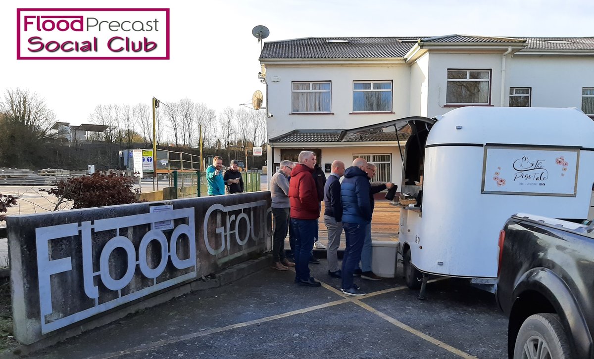 floodprecast's tweet photo. Thanks to Karen @thepigstale for coming to warm us up on a cold January morning #coffee #sausagerolls #teamwork #precastconcrete #floodgroup https://t.co/eGAigedSlZ