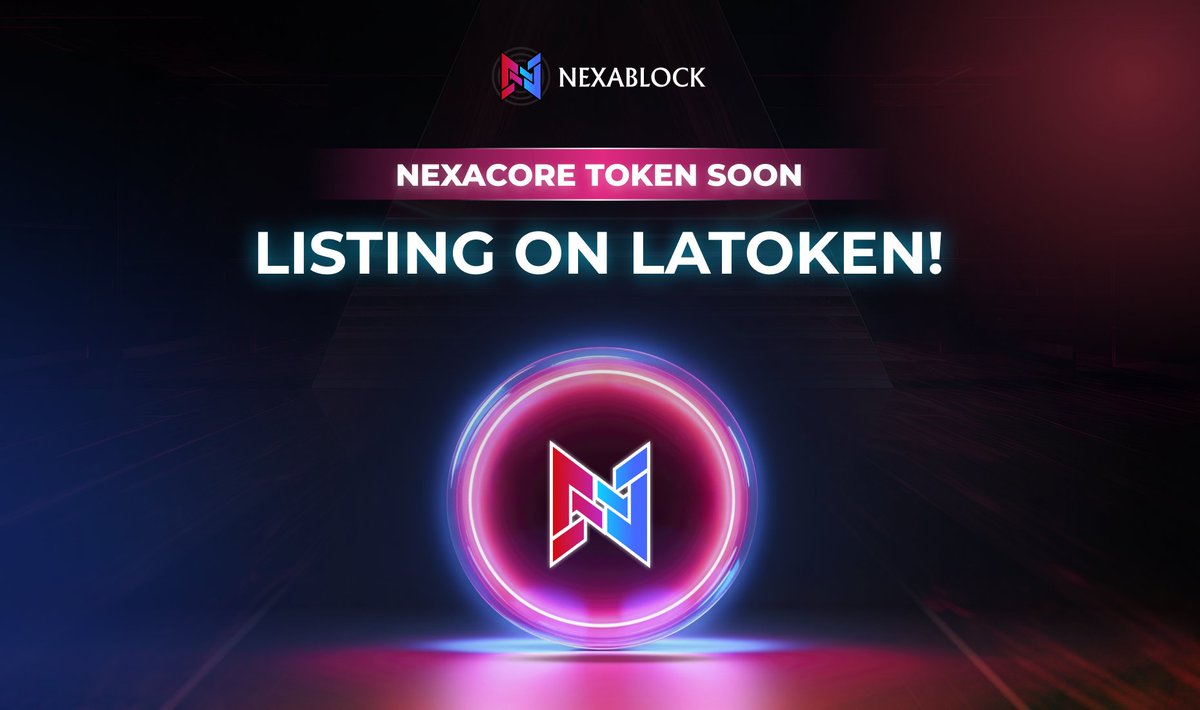 Exciting News! 🚀 NexaCore (NCO) token is gearing up for a stellar listing  on LaToken exchange!💹 Get ready to trade and explore new opportunities  with NexaCore - revolutionizing the crypto space! #nexablock #