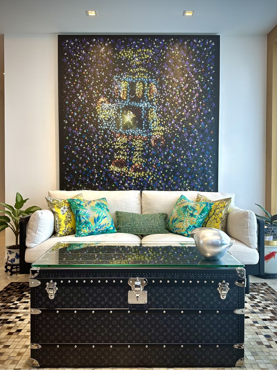 Share your ART 😎💙

🖼️ we found a perfect spot for our “Space in my mind #1” by talented Thai artist <a href="/Jitti_robot/">Jitti Jumnianwai</a>