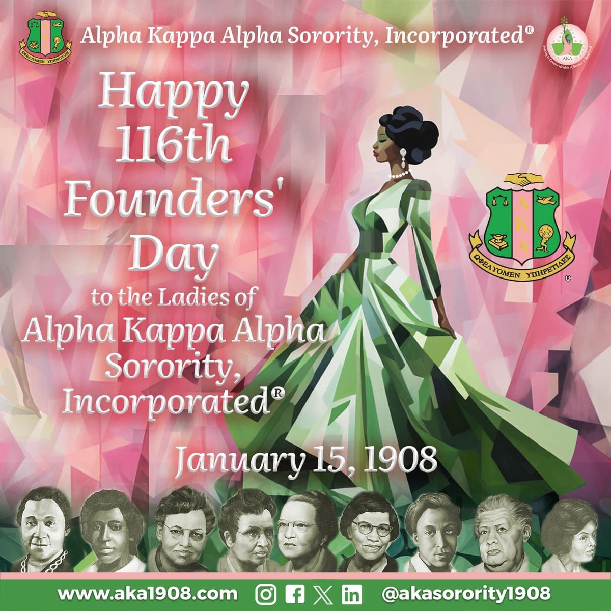 Tanya_N_Shelton's tweet image. Happy Founders Day to the beautiful and talented ladies of Alpha Kappa Alpha Sorority, Inc. #ThetaTheta #PQC #spr97 #number11 #SilverStar #LifeMember