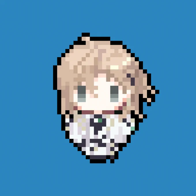 Torpor衣装のドット絵!  #くろのあとりえ #かな絵 #KuzuArt