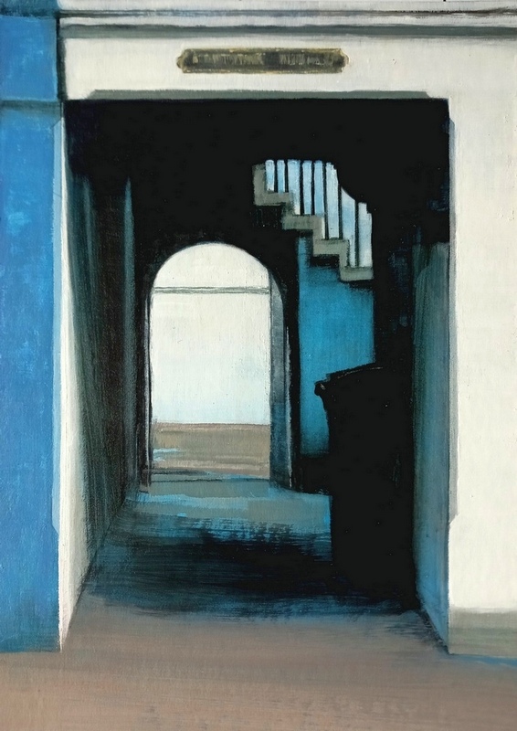Lindsey_Art's tweet photo. Jumping on the bandwagon with a #StudyInBlue for #BlueMonday💙

Rendezvous
21x15cm acrylic &amp; oil on board
enquiries &amp; sales via @GalleryQDundee
https://t.co/u7eI463ABz | @ownartscheme
#Dundee #Scotland

#art #painting #cityscape #infrastructure https://t.co/nEI1o0w9uS