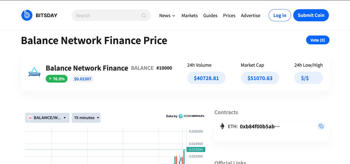 🪙 $BALANCE Listed on BitsDay!

bitsday.com/prices/coin_de…