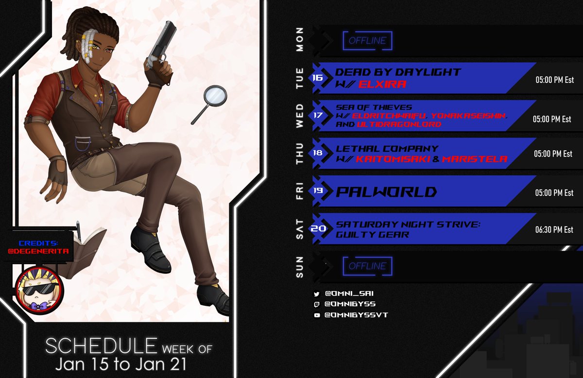 omni_sai's tweet photo. ➡️NEW SCHEDULE📲
✨Charity Donothon Month✨
👁️Good Morning Fellow Clients,
This week is going to be a full week of activities.
Hope your ready for it.
Link Below⤵️
👁🗨 #ENVtuber 👁🗨 #vtubercharity 👁🗨 #Vtuber 👁🗨 #VTuberUprising https://t.co/GVtX52ziT4