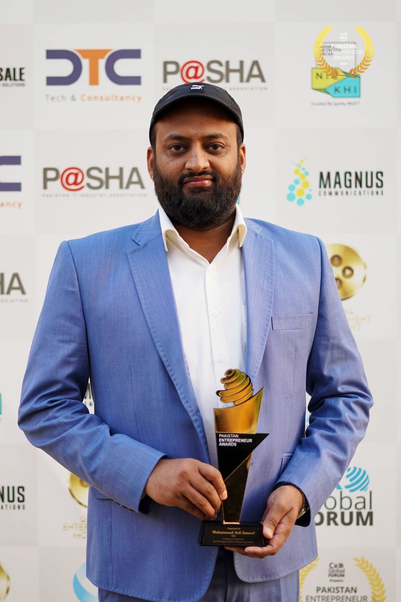 studio_join's tweet photo. We are thrilled to extend our heartfelt congratulations to @marifjameel on receiving Pakistan Entrepreneur's Award🏆
This well-deserved recognition highlights his exceptional leadership skills, innovative mindset, and unwavering dedication. https://t.co/AxptHrDxgP