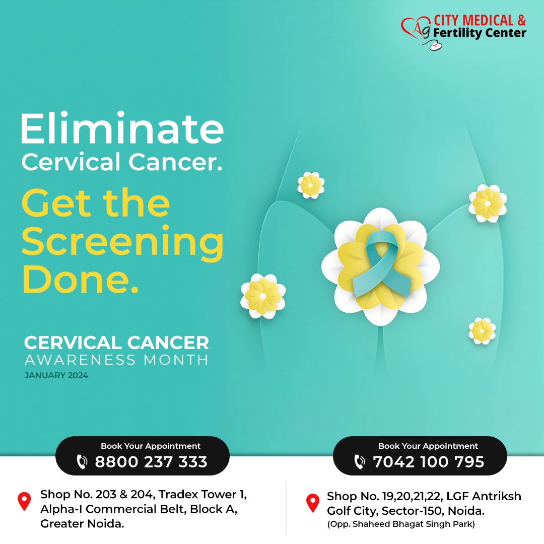 city_fertility's tweet photo. It's Cervical Cancer Awareness Month, and your health is a priority! Start your screenings at age 25 and keep them on your radar every 3-5 years. https://t.co/cikEex8yPB