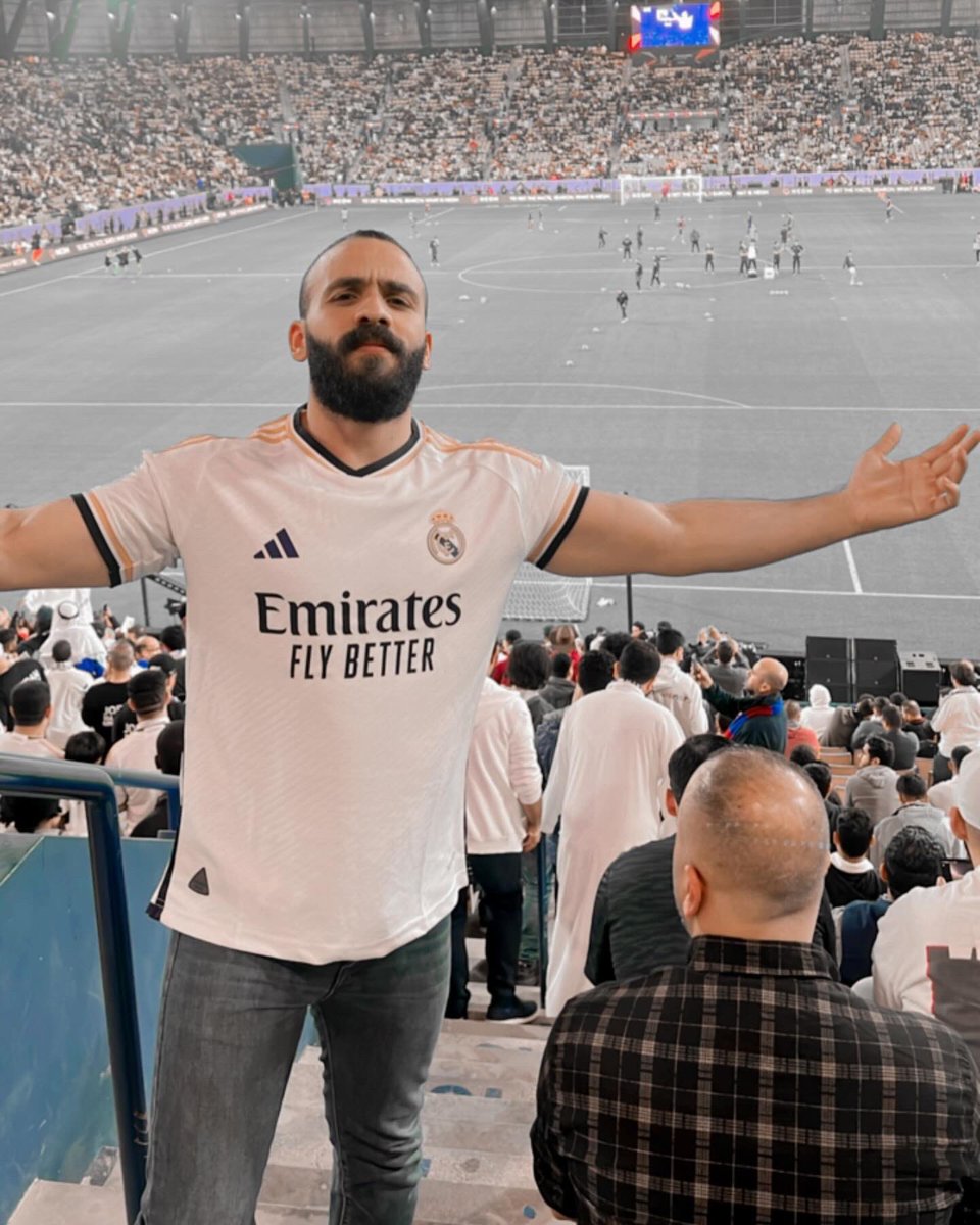 AlMa7ameed's tweet photo. يوم عظيم جداً وتجربة ولا اروع 

#HalaMadrid 
#ElClasico https://t.co/es8HCZh0Yb