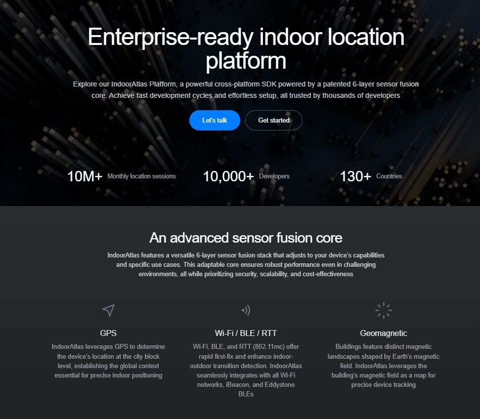IndoorAtlas stands out in precisely positioning mobile devices. Whether it's rapid deployment or managing expansive global venues, our platform effortlessly scales and remains a powerhouse in its own right
indooratlas.com/platform/