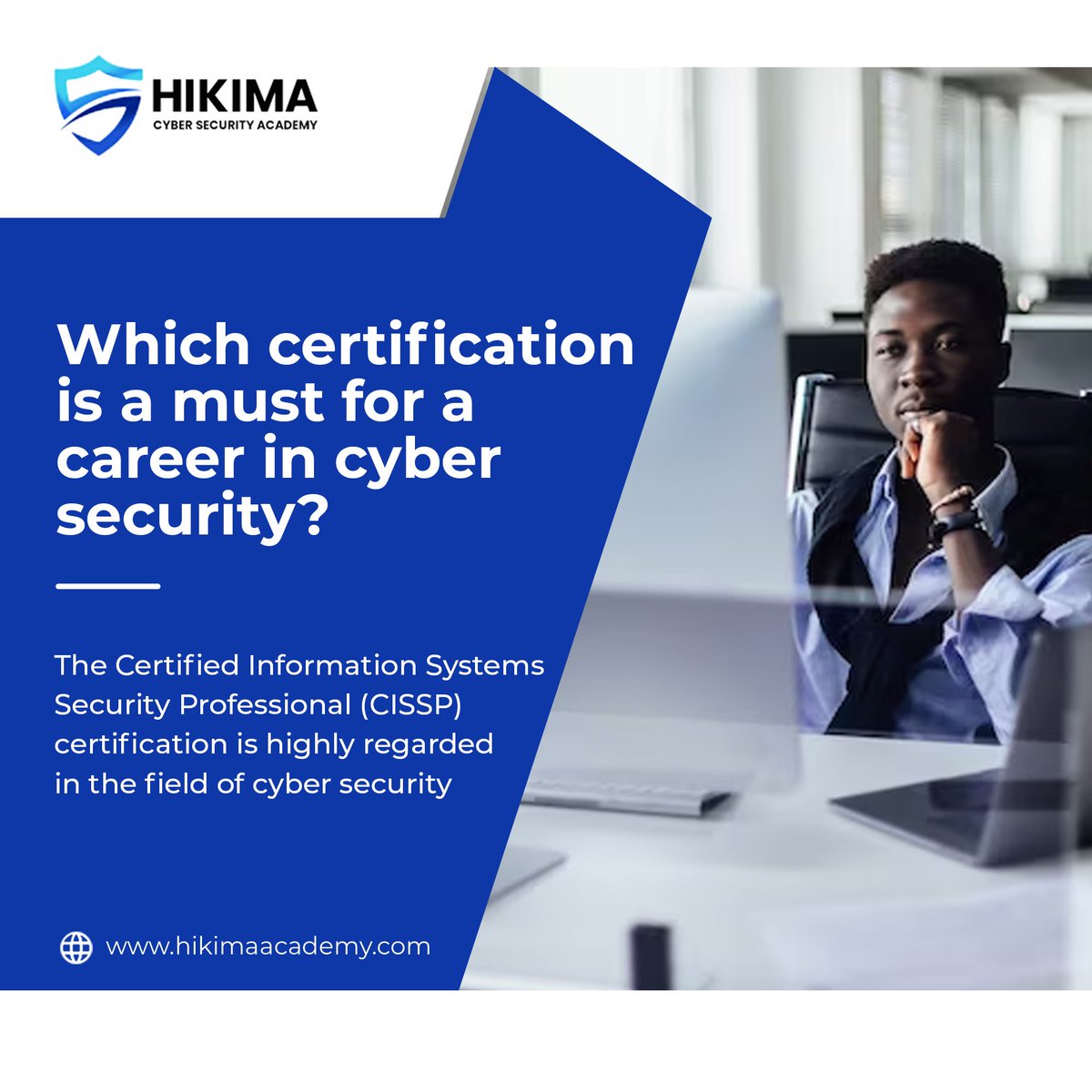 Elevate your career in cybersecurity with the essential certification! 🔒🚀 Stay ahead of the game and fortify your skills for the digital battleground. #CybersecurityCertification #InfoSecMastery #CareerAdvancement #SecureYourFuture