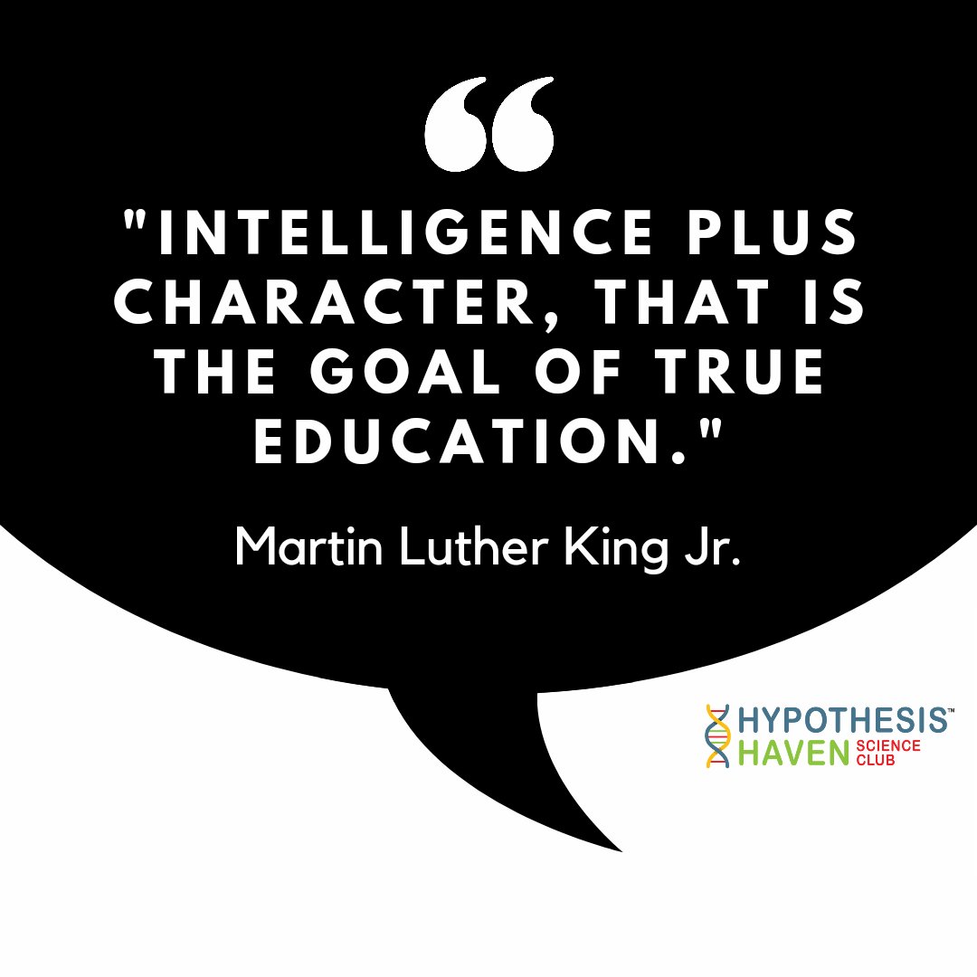 #MotivationalMonday #motivation #Education #MLK #ScienceEducation #YouBelongInSTEM #STEM #HHSciClub