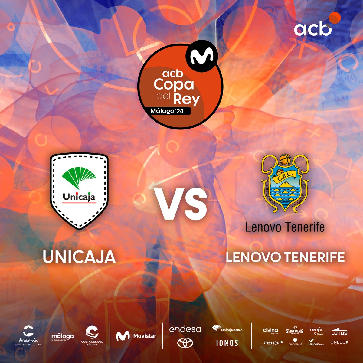 🏆 𝐂𝐔𝐀𝐑𝐓𝐎𝐒 𝐃𝐄 𝐅𝐈𝐍𝐀𝐋 @unicajaCB 🆚 Lenovo Tenerife @CB1939Canarias #CopaACB