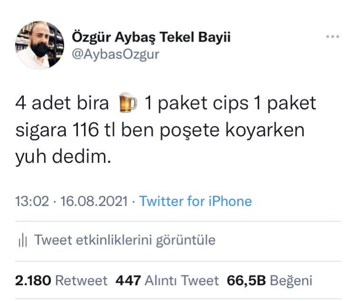 Bu twit Şuan 480 tl oldu