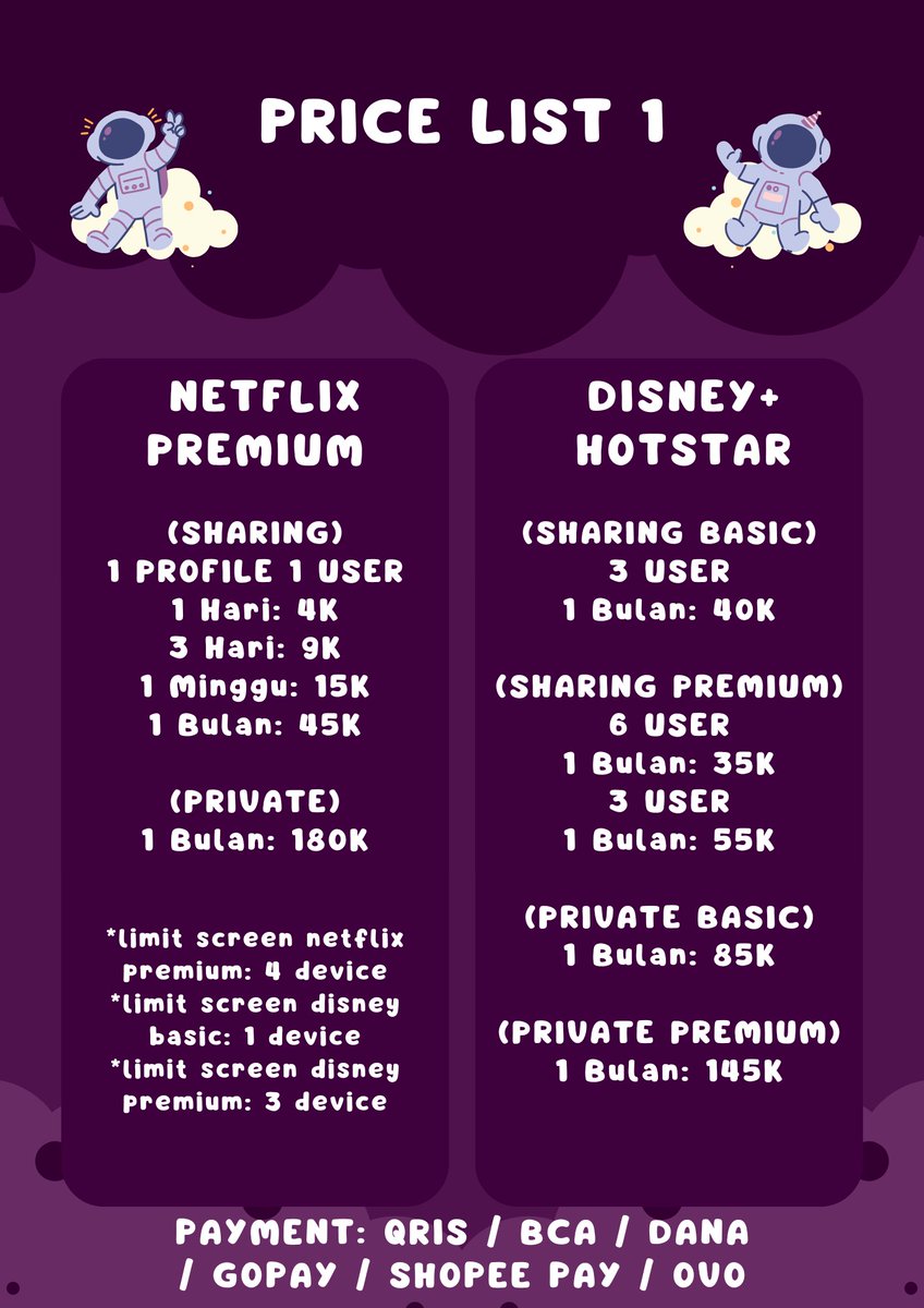 salz_apps's tweet photo. 🍰 PRICE LIST 🍰

✅ Trusted
✅ Bergaransi
✅ Proses 5-30 menit

💰 Payment all e-wallet
💌 https://t.co/cvRcx7pcfk https://t.co/sZSQQUNDDq