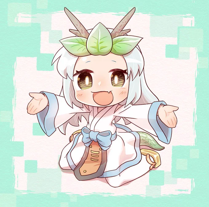 はのみどさんの龍角さん可愛くて描いた絵、2016年の絵で「え?!」ってなった