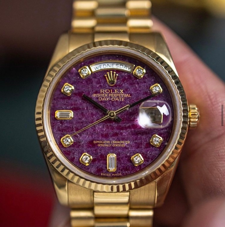 Shtreetwear's tweet photo. Rubellite Dial Rolex https://t.co/BgqRmkJ8EF