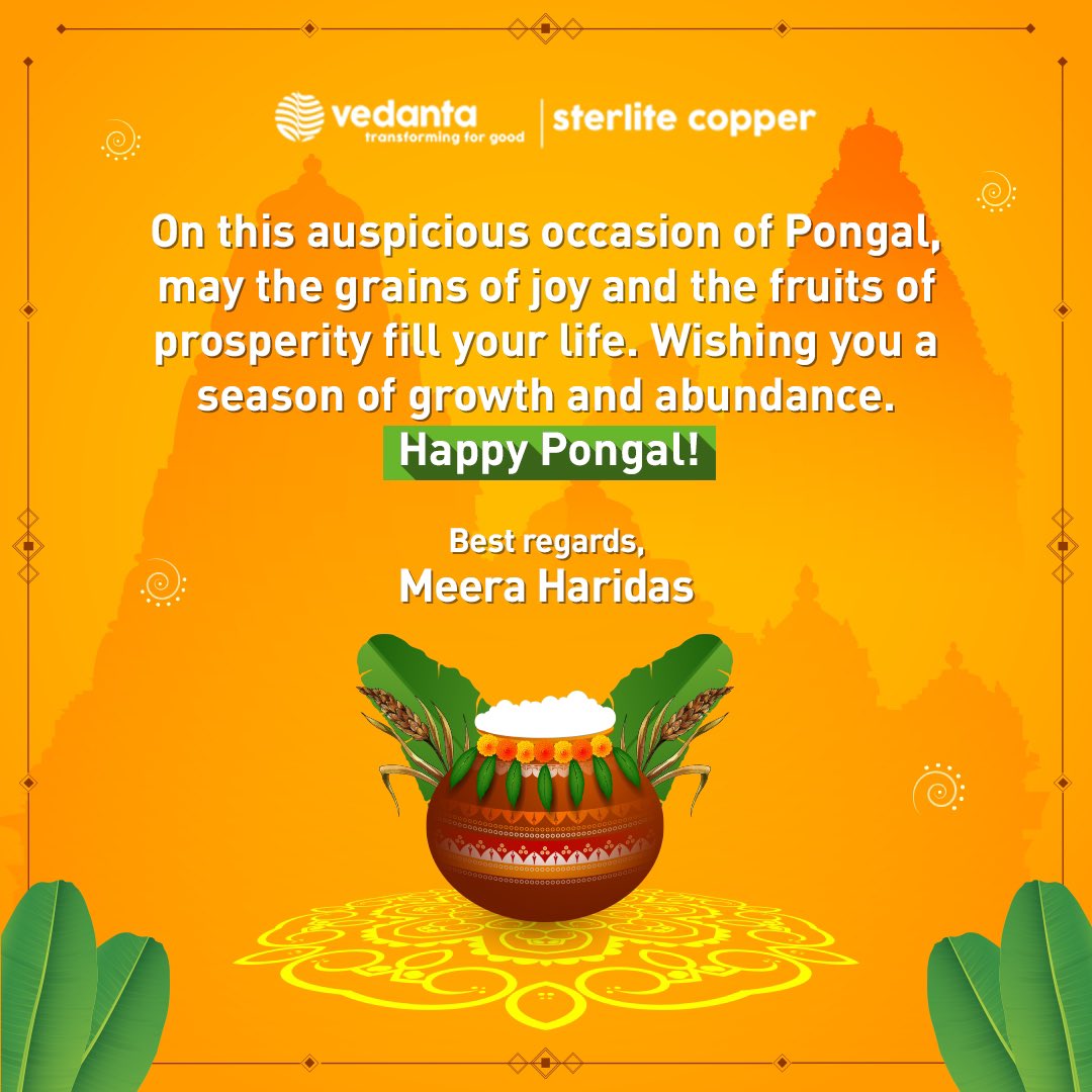 Head_CorpComm's tweet photo. Wishing you all a very Happy Pongal ✨
#Pongal #Pongal2024 https://t.co/pNYkHxn94t