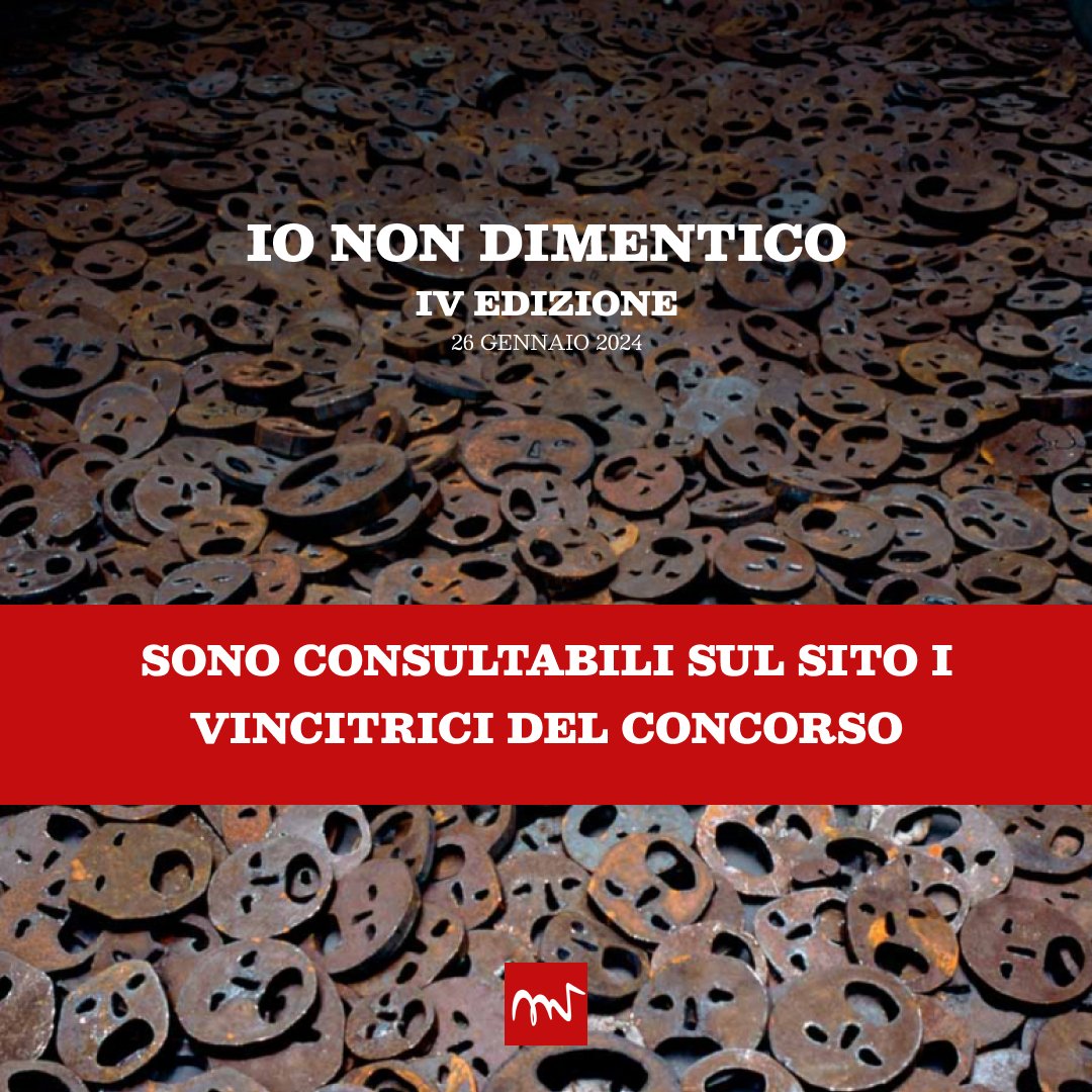 Fond_Valenzi's tweet photo. Sono consultabili sul sito della Fondazione Valenzi i vincitori della IV edizione del concorso IO NON DIMENTICO!

Link sito: https://t.co/bqTEcuNFTM https://t.co/qe7eZsCM3P