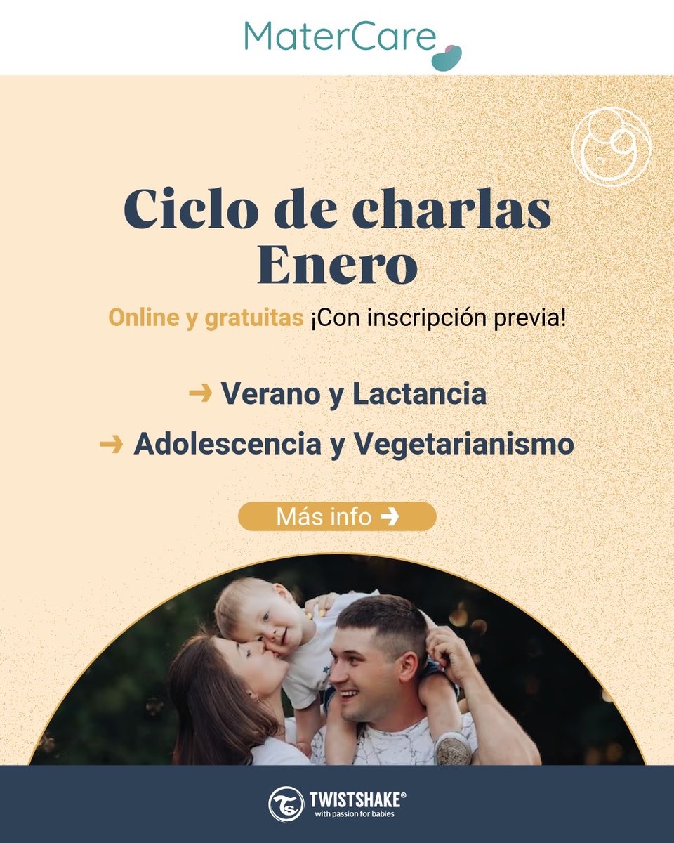 MatercellAR's tweet photo. ✍️[ENERO 2024] Iniciando un nuevo año con los talleres gratuitos de #MaterCare, con nuevos profesionales y temáticas.
➡ Ingresá en https://t.co/ctHgFR95hE https://t.co/XoJehXd6BC