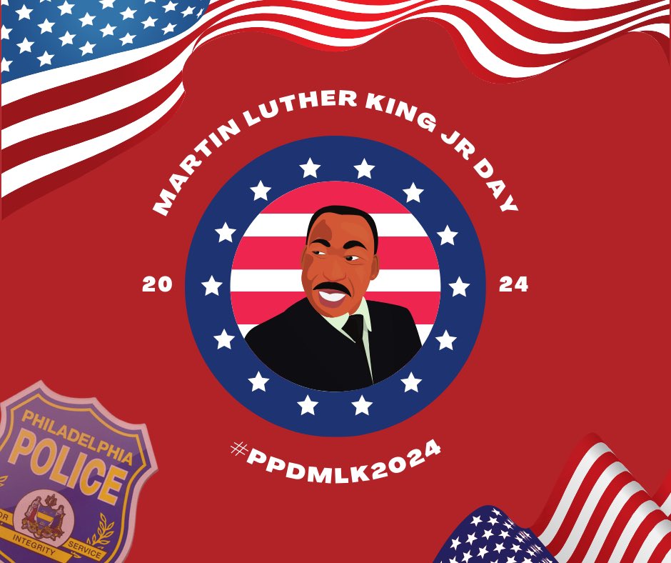 The Philadelphia Police Department is actively participating in MLK Day of Service events across the city. Officers and staff are engaging in various community service activities such as neighborhood cleanups, and volunteering at local organizations. #PPDMLK2024