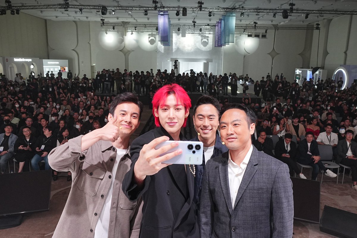 leijun's tweet photo. What a special night! Thank you BamBam for joining. #RedmiNote13SeriesXBamBam https://t.co/LAdwPEvbTb