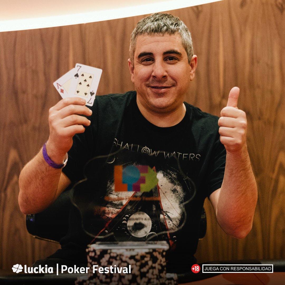 LuckiaPokerFest's tweet photo. ¡¡Enhorabuena a Diego García por proclamarse campeón del Main Event LPF 2023!! 👏
Ganador Opening: Pedro Miguel Rodrigues Pires
Ganador Bounty Progresivo: Francisco López
Ganador Second Chance: Aitor Barkala
Ganador Clausura Express: Xabi Gómez
¡GRACIAS A TODOS! #LPF23 https://t.co/8dhYhDz1Yc
