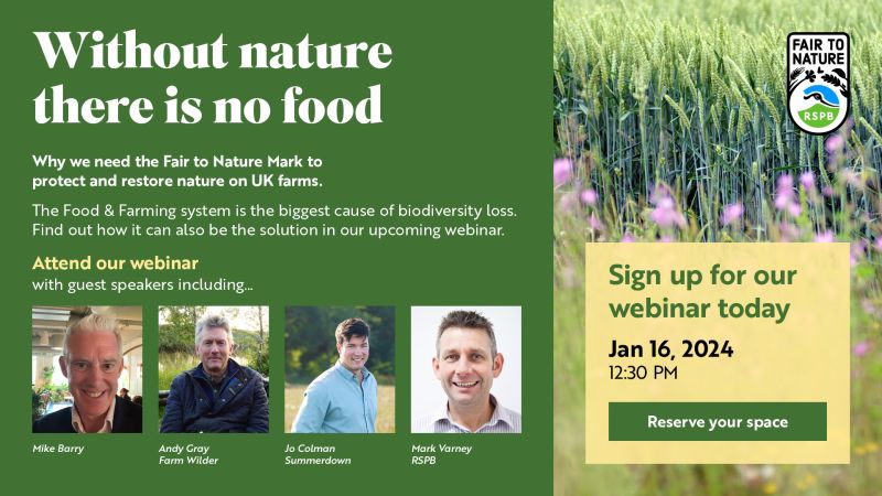How do we increase resilience in our #food supply? Sign up for our webinar tomorrow and join the discussion! 👉rspb.zoom.us/webinar/regist… #naturefriendlyfarming #foodsecurity #biodiversity