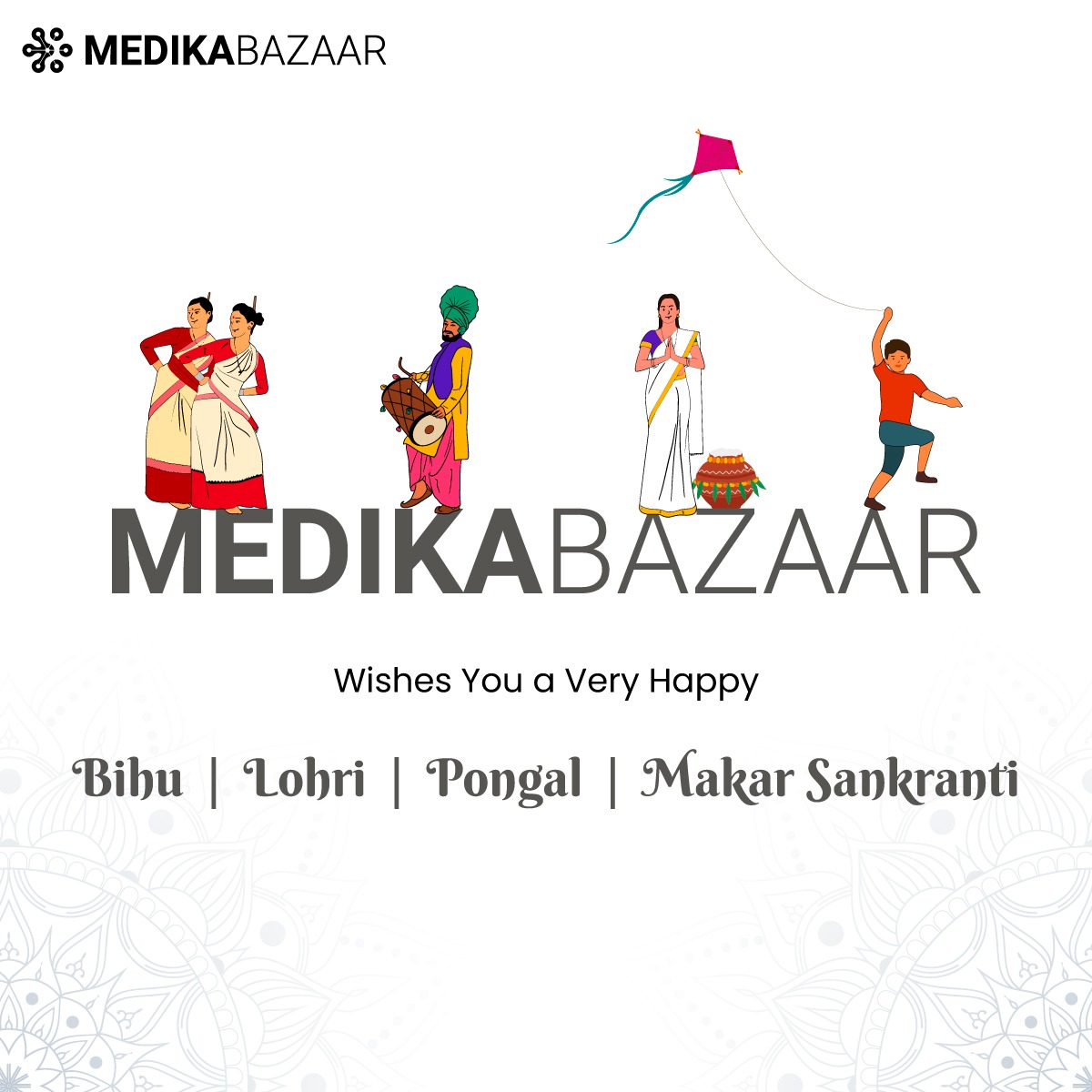 Medikabazaar's tweet image. Happy Makar Sankranti, Lohri, Pongal, &amp;amp; Bihu!!!

medikabazaar.com/shop

#Medikabazaar #MakaraSankranti #lohri #Pongal #Uttarayan #MaghBihu #Maghi #sankranti #festiveseason #festival