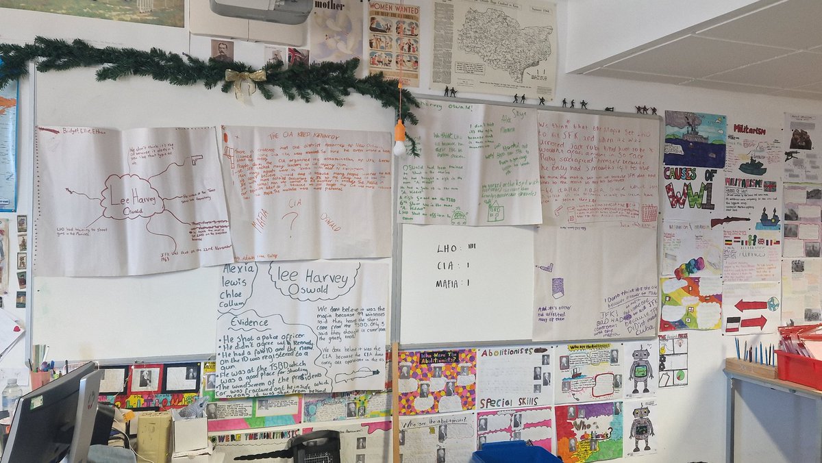 Caldervale High Social Subjects (@cvale_socsubs) on Twitter photo 2M2 worked so well together discussing JFK conspiracy theories in <a href="/Miss__McGhee/">Miss McGhee</a>'s history class today. Well done everyone for contributing to the discussion and completing your group tasks! 👏 2M2 worked so well together discussing JFK conspiracy theories in <a href="/Miss__McGhee/">Miss McGhee</a>'s history class today. Well done everyone for contributing to the discussion and completing your group tasks! 👏