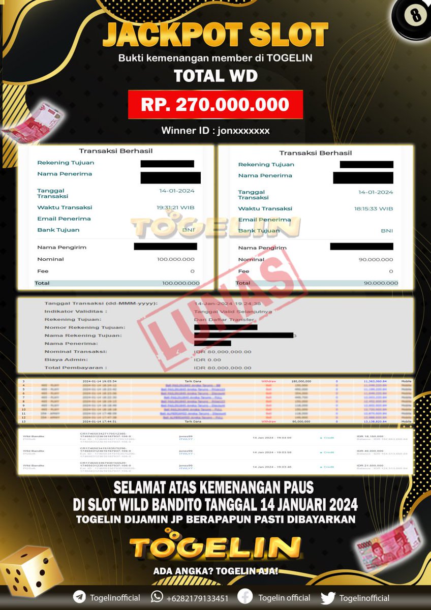 Msg888Nur's tweet photo. Masih gak yakin main di TOGELIN ?
WD berapapun dibayar Lunas bossku
Yuk daftar di TOGELIN 
WA ADMIN GACOR : 081263064800
LINK DAFTAR :  https://t.co/zWmej18UNZ
#togelin #togelinaja #togelinsitusresmi #togelinboterpercaya #togelinslotgacor #togelinwebterbesar #togelinterbaik https://t.co/klP21LnalF