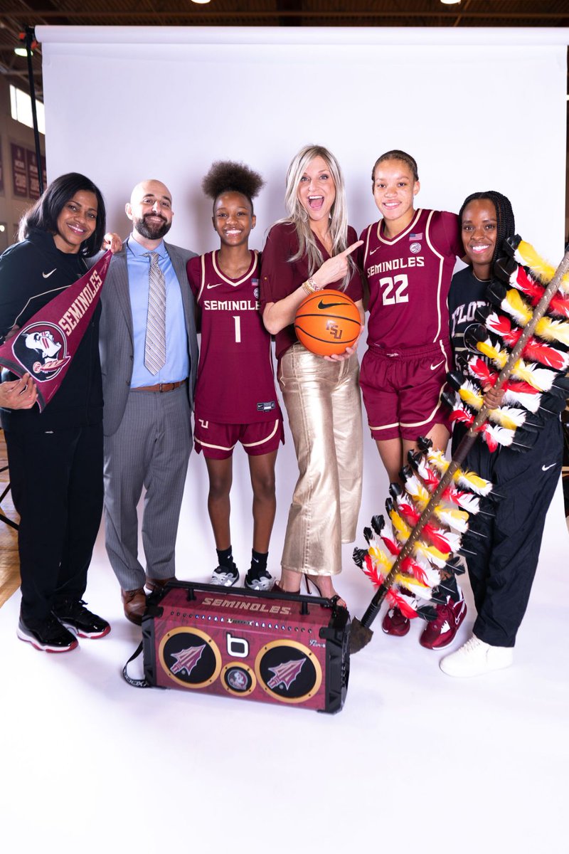 da1catjones's tweet photo. Had a great time watching @fsuwbb vs @HokiesWBB. Thank you @CoachBrookeFSU and @CoachFerrara for the invite. Enjoyed the game and the opportunity to meet again. Go Noles! @deontesheff9 is riding for lil sis https://t.co/cHKcWdDU6D