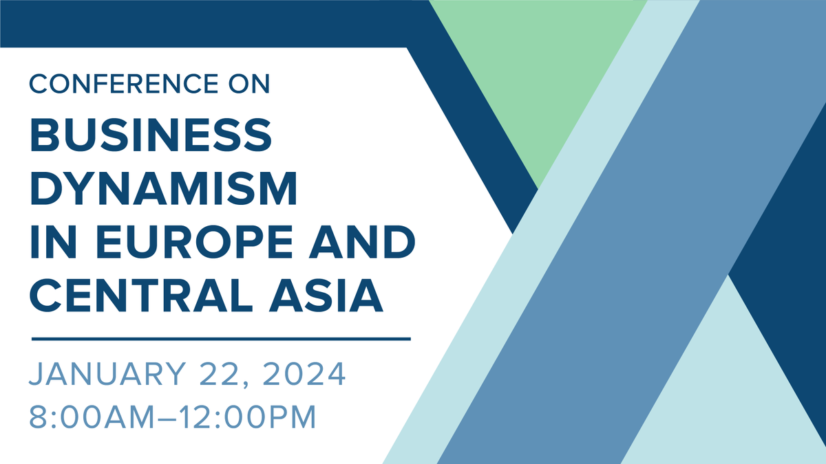 Join our upcoming virtual conference discussing how to create a more vibrant business environment across Europe and Central Asia. Speakers include @anbassani, @IndermitGill, @IvailoIzvorski, @UChicago's @ufukakcigit and more. Register here: wrld.bg/aMMZ50QqTX1