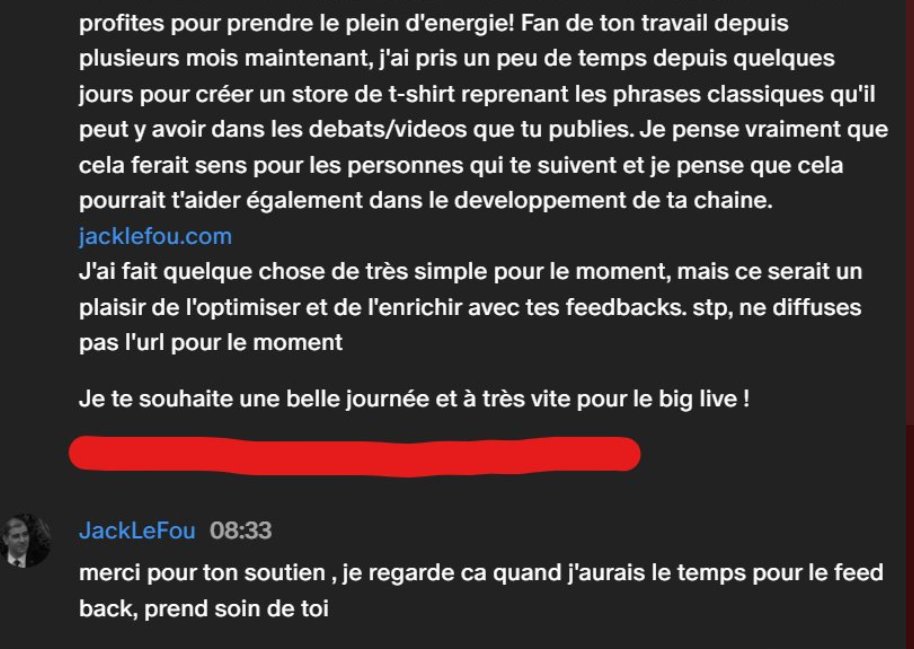 Jacklefou_com's tweet photo. @truitedoree69 @LvObservateur @AzakuzaToshiro @JackLeFouX J'y crois en effet :) https://t.co/1jWISk0alq
