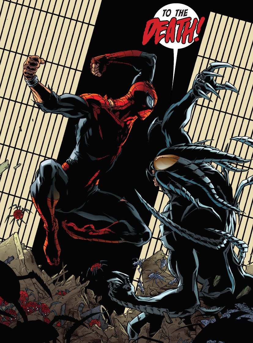 chelsdaniel280's tweet photo. Spider-Man vs. Spider-Slayer ✨
(Superior Spider-Man #13 - Dan Slott, Christos Gage, Giuseppe Camuncoli, John Dell, Terry Pallot, Antonio Fabela, and Chris Eliopoulos)
#SuperiorSpiderMan #SpiderMan
#SpiderSlayer #AlistairSmythe
#Marvel #MarvelComics https://t.co/SIHQhqUA2p