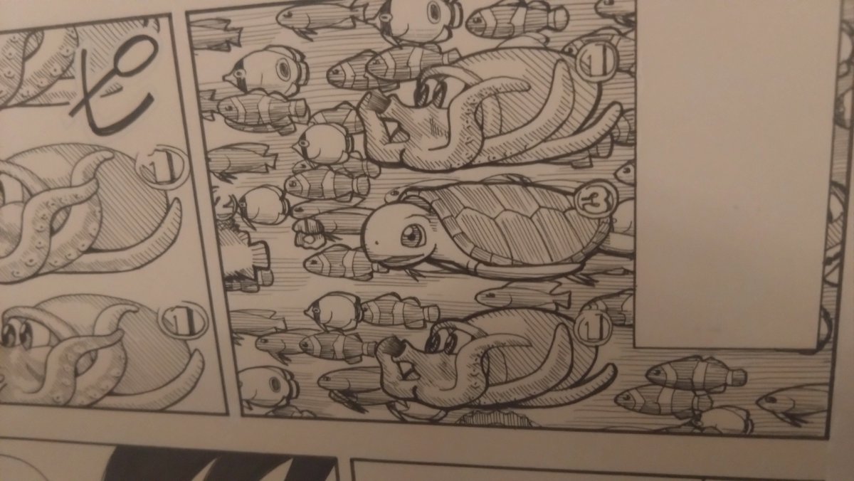 #シン漫画家イベント
2月10日シン漫画イベント、伊藤のお品書き発表して行きます!
まずは15年前の初実戦漫画の生原稿!
この漫画↓
https://t.co/1jMok1GJNr
お勧めポイントは全て手描きなこと!トーンも使わず線だけで描いた!魚群マジでめんどくさかった笑
先着でアクリルスタンドもプレゼント!