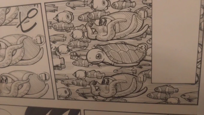 #シン漫画家イベント
2月10日シン漫画イベント、伊藤のお品書き発表して行きます!
まずは15年前の初実戦漫画の生原稿!
この漫画↓
https://t.co/1jMok1GJNr

お勧めポイントは全て手描きなこと!トーンも使わず線だけで描いた!魚群マジでめんどくさかった笑
先着でアクリルスタンドもプレゼント! 
