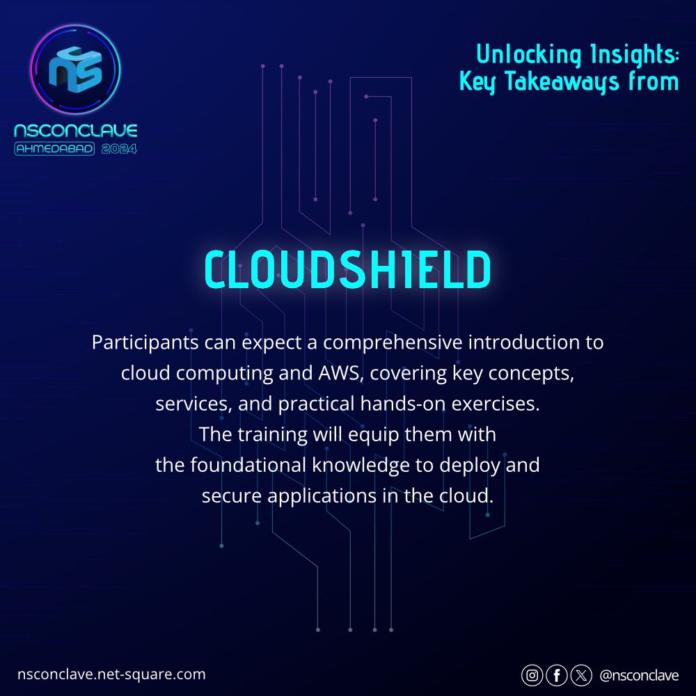 NSConclave's tweet image. Immersed in the world of #InfoSec at this enlightening #workshop. Here are the top takeaways! #InfosecAwareness 

🚨This is the last day to take advantage of this offer 🚀

#NSConclave2024 #CyberSecurity #Conference #SpecialOff 

Register Now: nsconclave.net-square.com