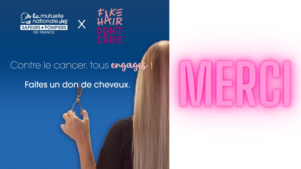 [#DonDeCheveux] Une opération 2023 réussie! La @MNSPF a pu récolter grâce à vous, 2⃣8⃣5⃣ dons de cheveux qui vont être transmis à @AssociationFHDC. Bravo! 👏👏Et merci pour vos nombreux messages et photos. 😊