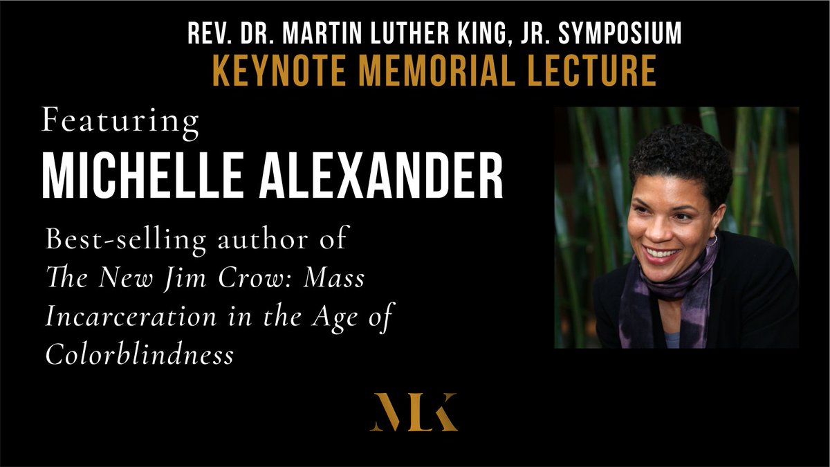 We hope to see you all (in-person or virtually) this morning at the 38th Annual MLK Memorial Keynote Lecture! Come hear from the dynamic Dr. Michelle Alexander and much more! Click here for more info: myumi.ch/358Q2 | #UMichDEI | #UMichMLK