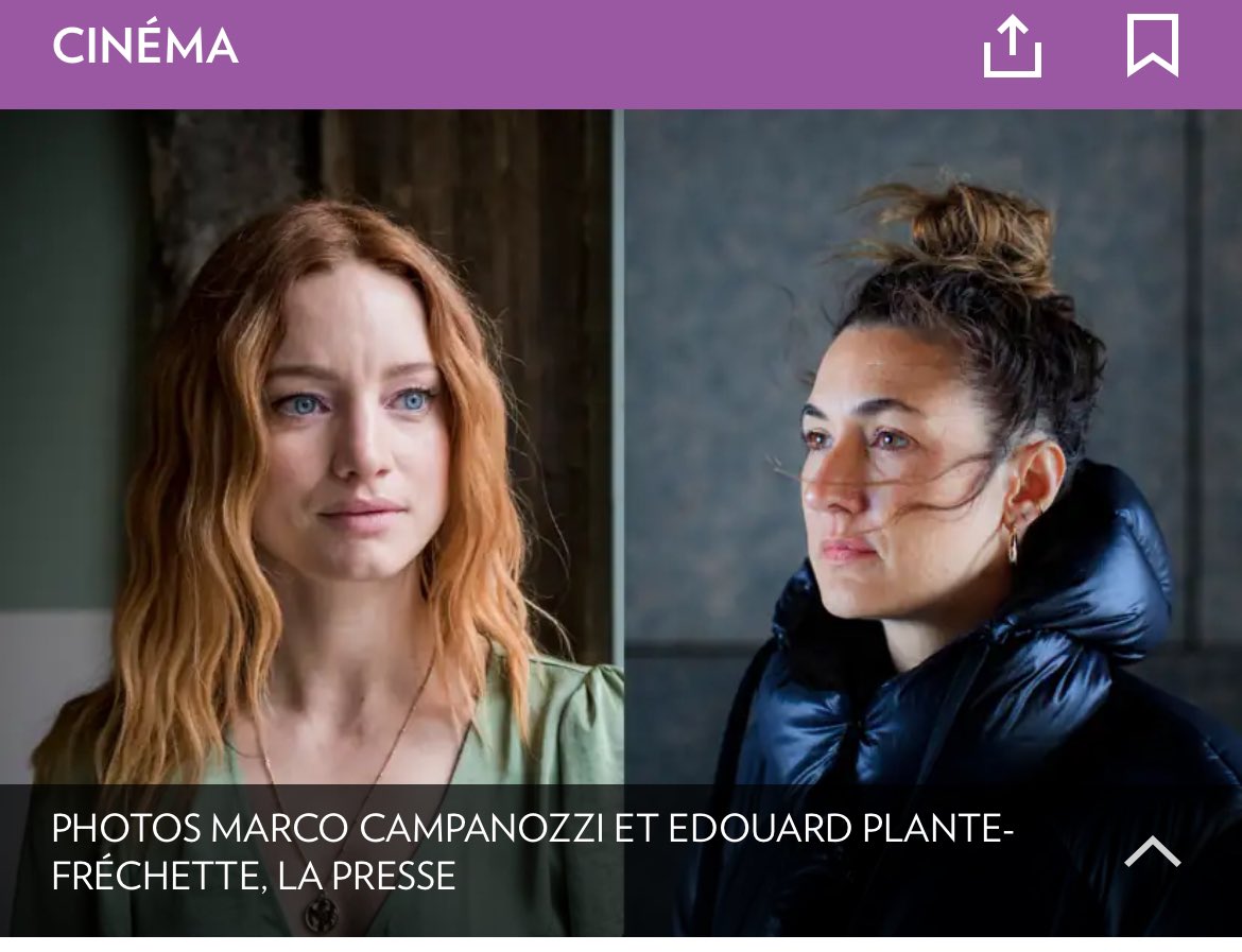 Les merveilleuses Karine Gonthier-Hyndman et Laurence Lebœuf seront les têtes d’affiche du prochain film de #ChloéRobichaud “Deux femmes en or”, écrit par #CatherineLéger d’après sa pièce éponyme présentée au théâtre. Très hâte de découvrir ce film en 2025 ! 🌟 
#cinémaquébécois